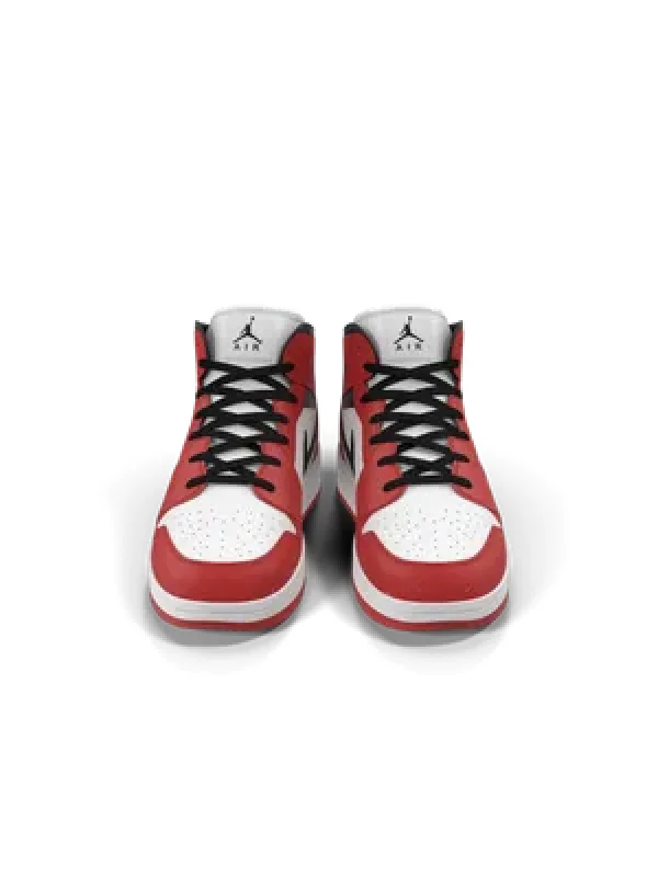 Pantofi sport Nike Air Jordan 1 roșu-negru
